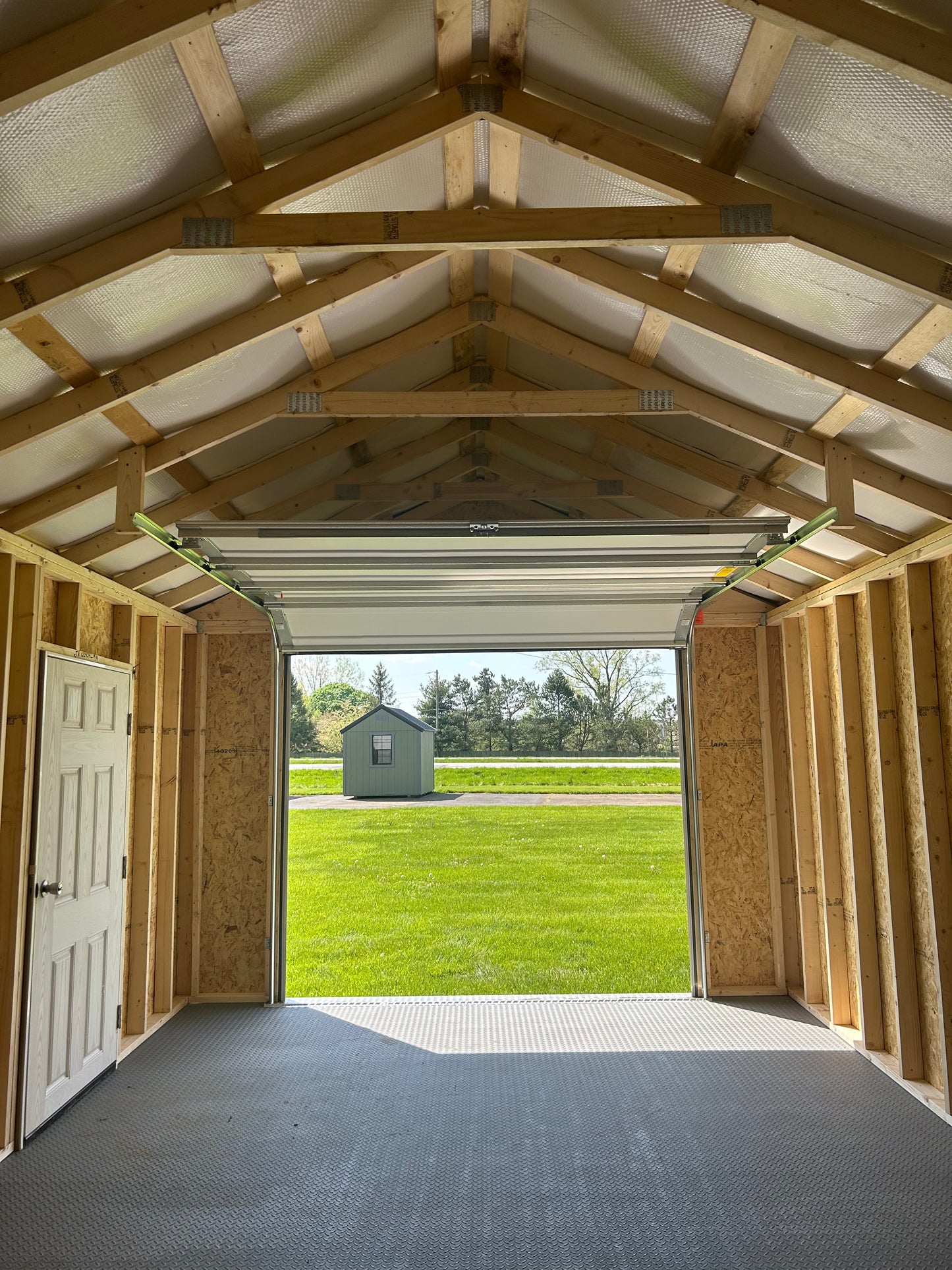 12x24 High Wall Lofted Garage