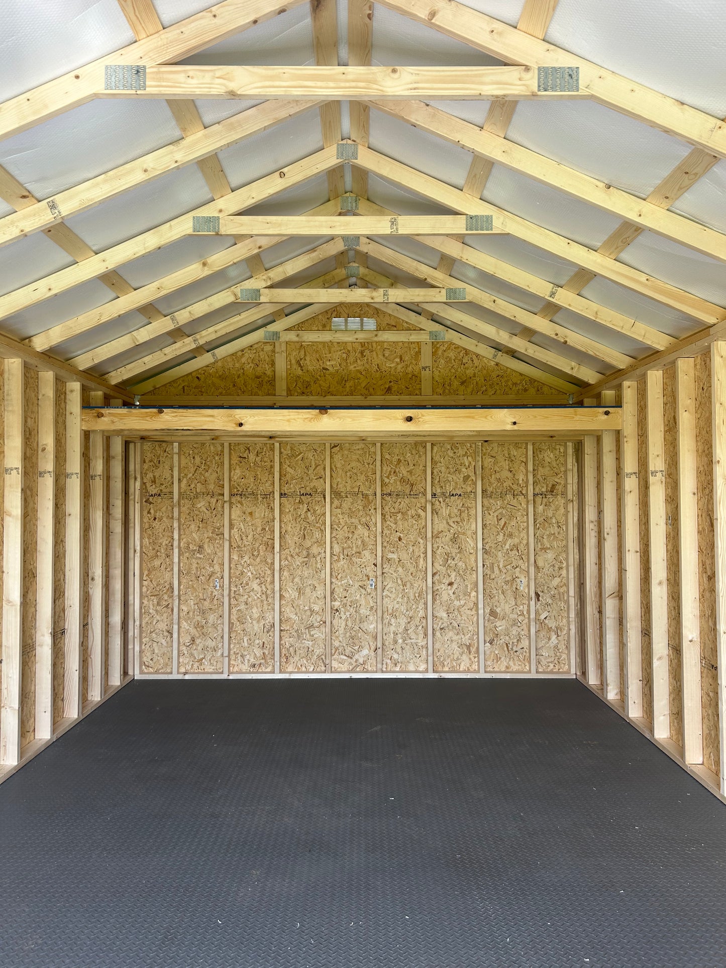 12x24 High Wall Lofted Garage